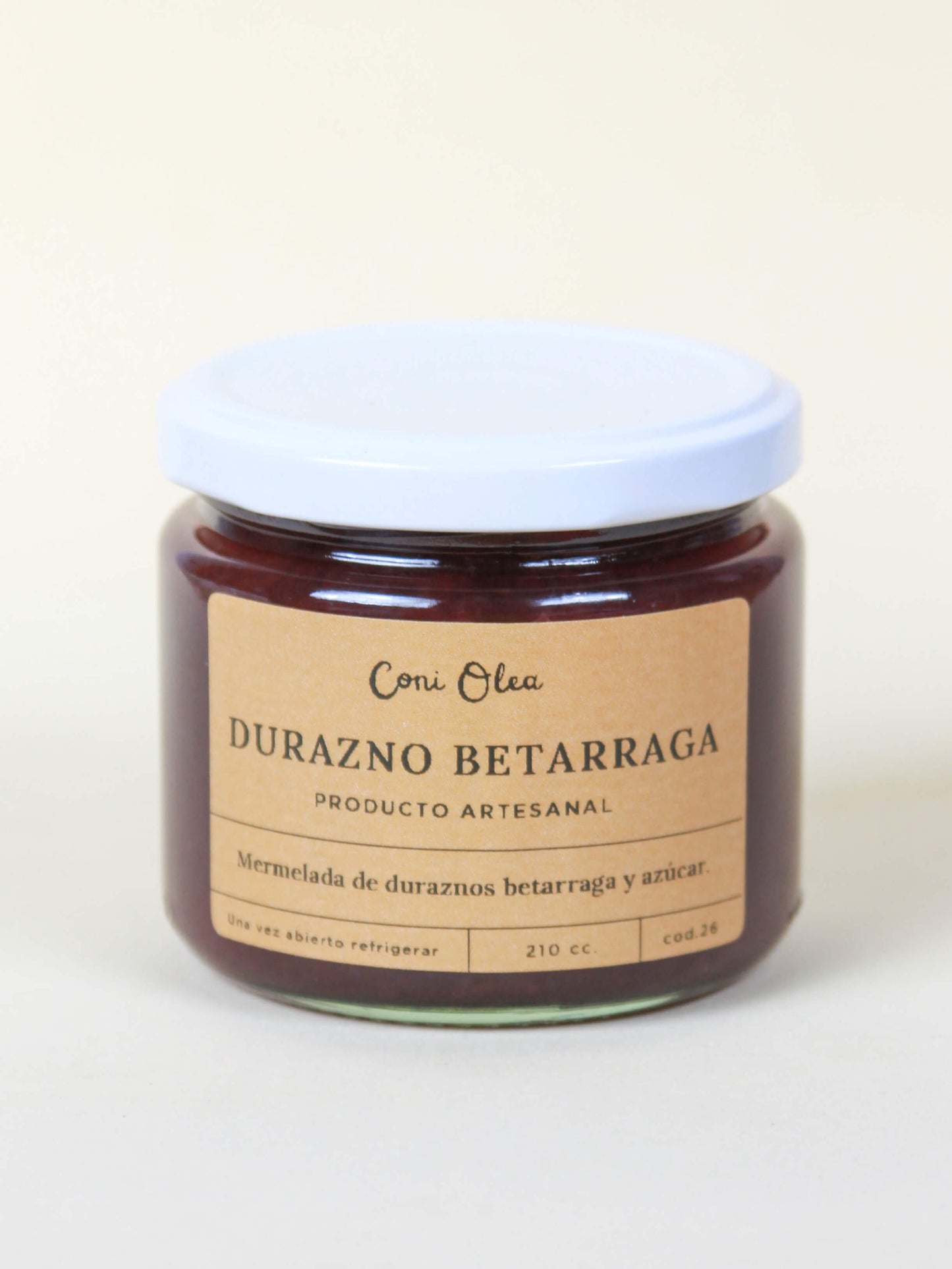 Mermelada de Durazno Betarraga