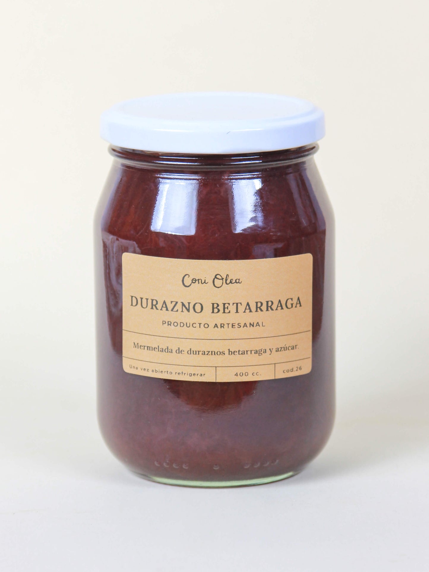 Mermelada de Durazno Betarraga