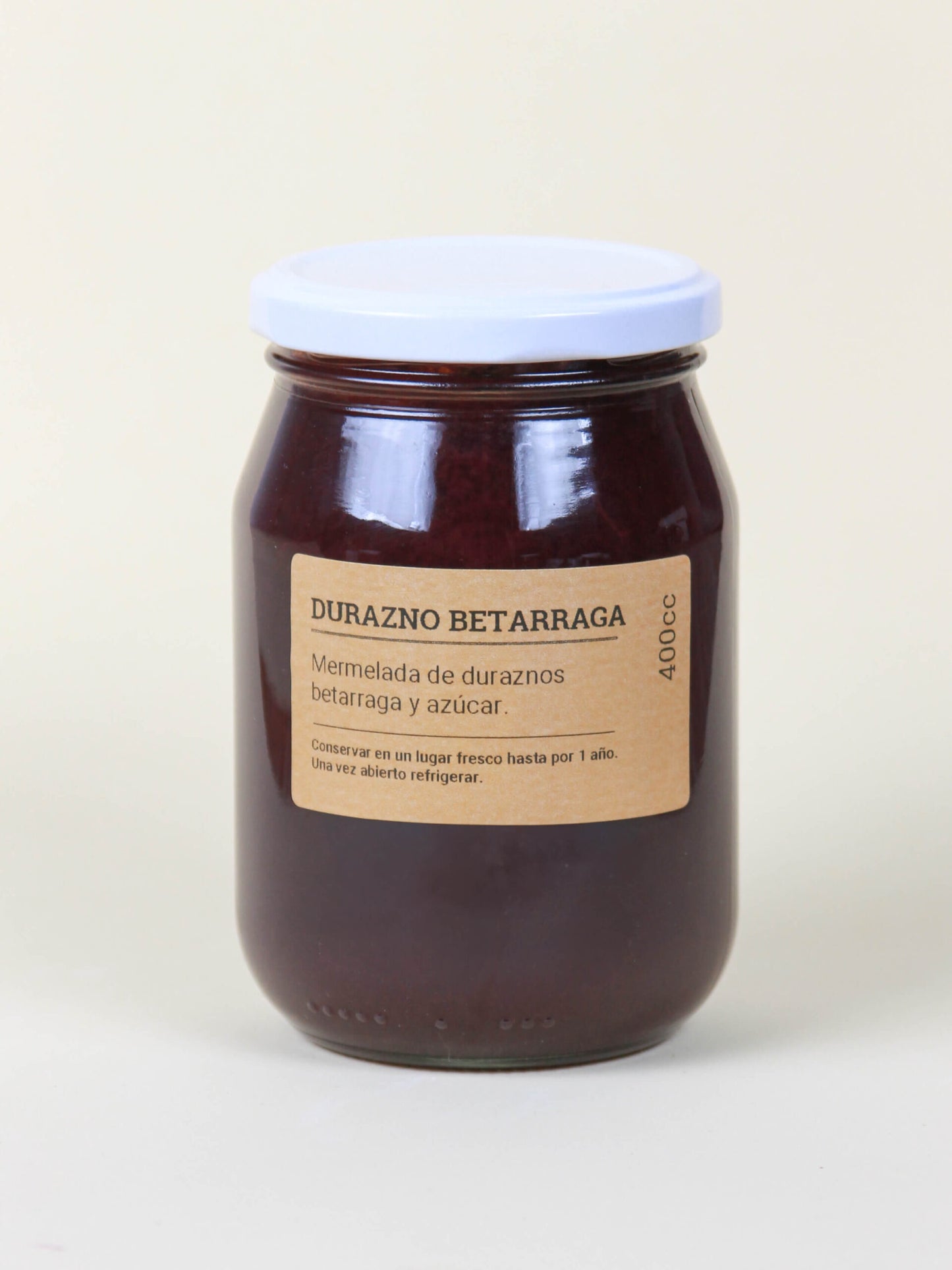 Mermelada de Durazno Betarraga 400cc.