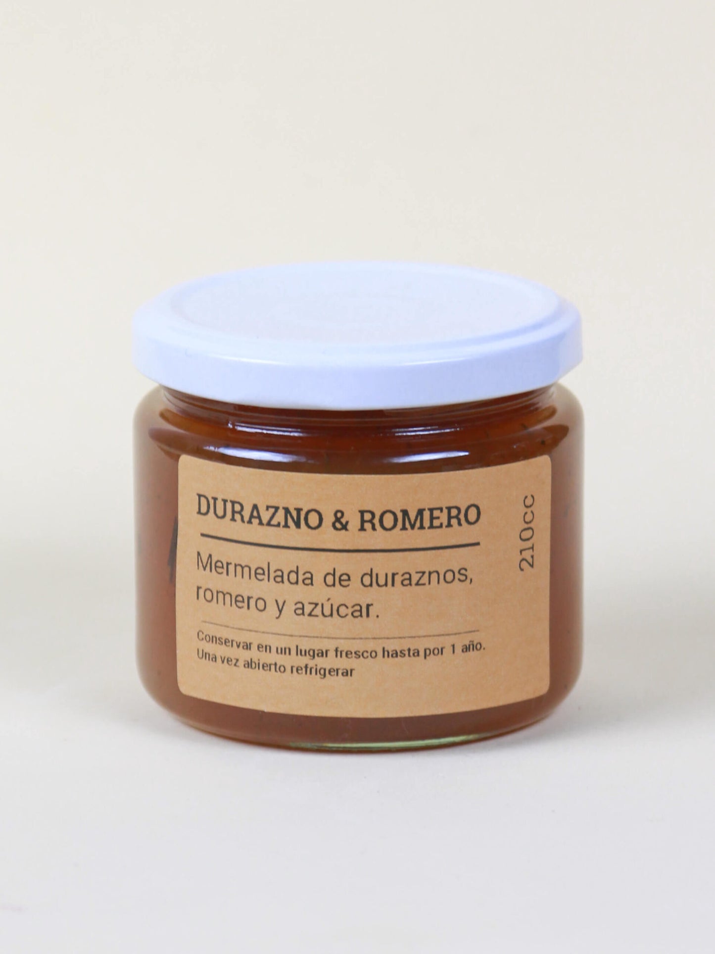 Mermelada de Durazno & Romero 210cc.