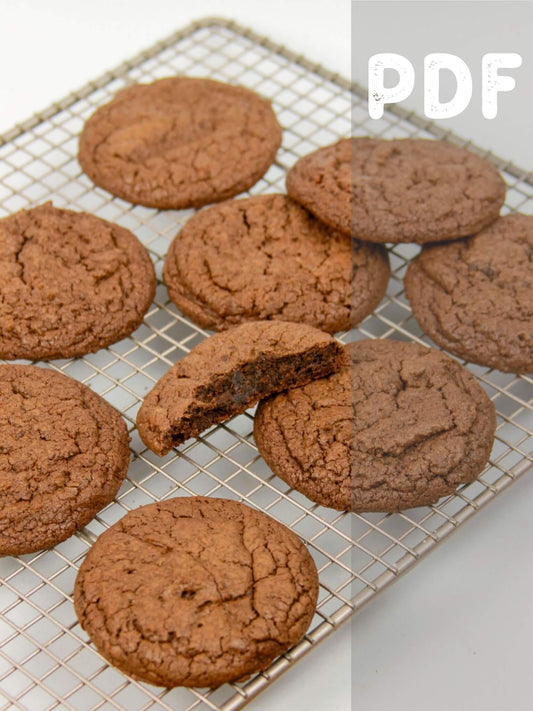 Receta Descargable Galletas Brownie (PDF)
