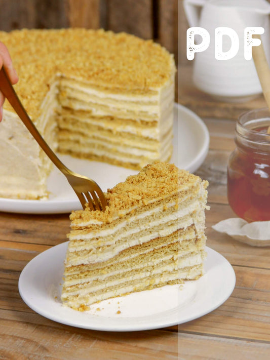 Receta Descargable Torata Rusa de Miel (PDF)