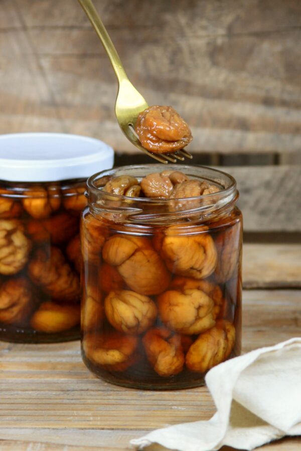 RECETA DESCARGABLE CASTAÑAS EN ALMÍBAR (PDF)