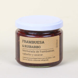210cc. MERMELADA DE FRAMBUESA & RUIBARBO - Imagen 1