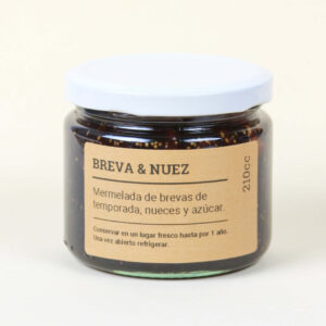 210 cc. MERMELADA DE BREVA & NUEZ - Imagen 1